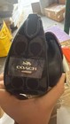 Coach Cq184 Ashton Baguette In Signature Denim Black Crossbody Outlet New Japan