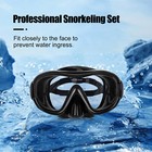 Professional Scuba Diving Silicone Mask Snorkel Set Anti-fog Tube Swim Equipment