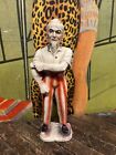 Vintage C  1940 Uncle Sam Chalk Carnival Prize Circus Fair Sideshow American