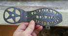 L j adams Patent Jan 1 1878 Cast Iron Foot Pedal From Treadle Sewing Machine 