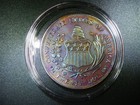 Toned Unc 1861  20 Dollar Confederate States Of America Civil War Restrike Coin