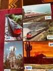 Lot Of 6 Vintage Amtrak Souvenir Postcards Circa 1970s