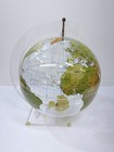 Farquhar Transparent Globes 12    Clear Acrylic World Globe Philadelphia Pa               