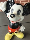 Vintage Mickey Mouse Figurine Ceramic Porcelain Walt Disney Productions Japan 4 