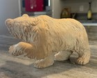 Vintage German Black Forest Hand Carved Wooden Bear Figurine Germany Stamped