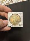 1922 P  1 Peace Silver Dollar Coin Bu Unc Rainbow Toning Toner Very Rare    