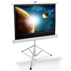  40-inch Portable Projector Screen With Tripod Stand - Lightweight And Durable 