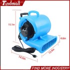 Findmall 1 5 Hp 5000 Cfm Air Mover Blower Fan 3-speed Adjustable Carpet Dryer