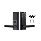 Smart Lock With Camera   Handle Fingerprint Keyless Door Lock Wifi App Control