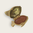 Estee Lauder Enamel Tropical Fish White Linen Solid Perfume Compact