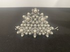 Princess Tiara Comb Wedding Communion Add On Hair  veil Faux Pearl Rhinestone Ec