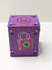 Claire s Vintage Purple 2001 Box Piggy Bank Mall Money Coin Bank Trinket 