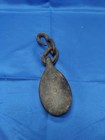 Antique Cast Iron Pulley Chain Hook Vintage Hardware Salvage R