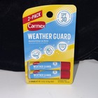 6 Pack--carmex Weather Guard Moisturizing Lip Balm Spf 30  15 Oz Free Shipping