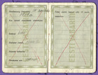 1926 Estonia Identity Card With Man Photo 10117