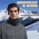 Winter Fleece Warmer Face Mask Scarf Soft Double Layer Thick Neck Gaiter Bandana