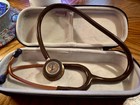 3m Littmann Classic Iii Stethoscope  Brown W gold Metal  Excellent Condition 