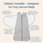 Baby Swaddle Blanket 03 Months  1 0 Tog 3way Adjustable Infant Sleep Sack  Storm