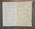 Ultra Rare 1868 Narragansett Park Racing Program - Two Belmont Stakes Winners 