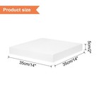 Square Foam Cake Dummy Set  14  X 14  X 2  Fake Cake Model Photo Prop