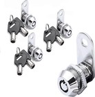 6pack 5 8  Cam Cabinet Locks With Keys Mailbox Lock Cam Locks Keyed Alike