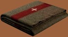 Swiss Military Style Army Wool Blanket Camping Survival 60x84 Heavy 4  Lbs New