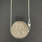 Italian Solid Sterling Silver Spiga Link Chain Necklace 925 Silver Chain Unisex