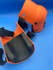 New Safety True Flex Work Knee Pads  Flexible  Comfortable Orange -black