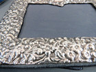 Vtg English Repousse Sterling Silver 4 X 6 Photo Frame By W w C 1986 London Mark