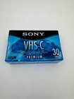 Sony Tc-30vhgl Premium  30 Min vhs-c Blank Tapes New sealed