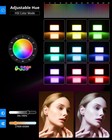 2-pack Rgb Photography Lighting  Studio Lights With Adjustable Tripod Stand And 