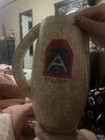 Super Rare 34th Infantry Red Bull Regiment Pitcher And Cup Set Made In Italy