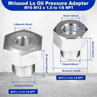 Ls Oil Pressure Sensor Adapter  2 Pcs Ls Coolant Temp Sensor Adapter For All Gm