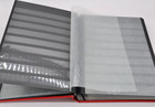 Lindner Stamp Album Red  48 Black Pages