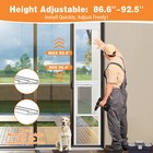 Slsy Dog Door For Sliding Glass Doors Adjustable Height 68 9  To 92 5  Xs s m l