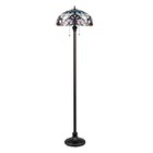Chloe Lighting Grenville Victorian-style Dark Bronze 2 Light Floor Lamp 18  Wide