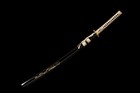 Japanese Samurai Sword Katana 1095 Carbon Steel Full Tang Sharp Dragon Saya
