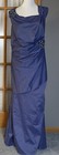 Mother Of The Bride Formal Gown 22w Purplish Blue Pleated Rhinestones Wedding