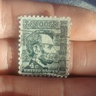 Usa President Abraham Lincoln 4 Cent  Us Postage Stamp Black    Vintage Rare