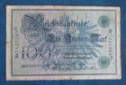 1908 German Circulated 100 Mark Banknote