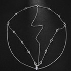 Women Rhinestone Forehead Tribal Jewel Metal Fashion Head Hair Chain Show