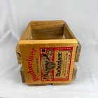 Vintage Anheuser Busch Budweiser King Of Beers Wooden Cd Crate Box Collectible