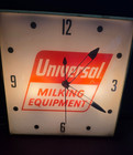 Vintage Pam Clock Universal Dairy Milking Equipment Advertising Clock