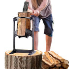 Heavy Duty Manual Log Splitter With Lever - For Firewood  Camping   Backyard