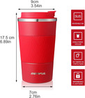 Travel Coffee Mug Insulated To Go Coffee Mug Tumbler With Lid Portable Stainless