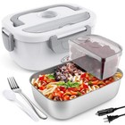 Electric Portable Lunch Box Food Heating Bento Warmer Container For Car 1 5l Us