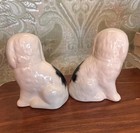 Vintage 4    Made England Staffordshire Spaniel Mantle Dog Porcelain Antique 