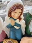 Vintage Nativity Lighted Blow Molds By General Foam Corp 7 Different Pieces