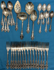 33 Pc Silver Artistry Silverplated Forks Spoons   Serving Pcs By Community
