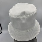 New Fashion Triangle Logo Bucket Hat Unisex Size M White